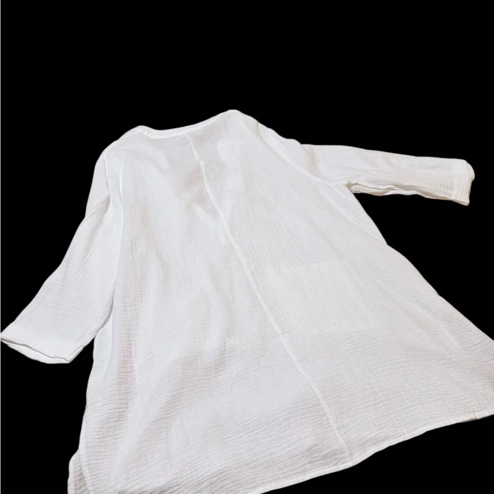 💙🌼NWT KONA SOL COVER UP. FRONT POCKETS 100% COTTON. - Picture 9 of 11